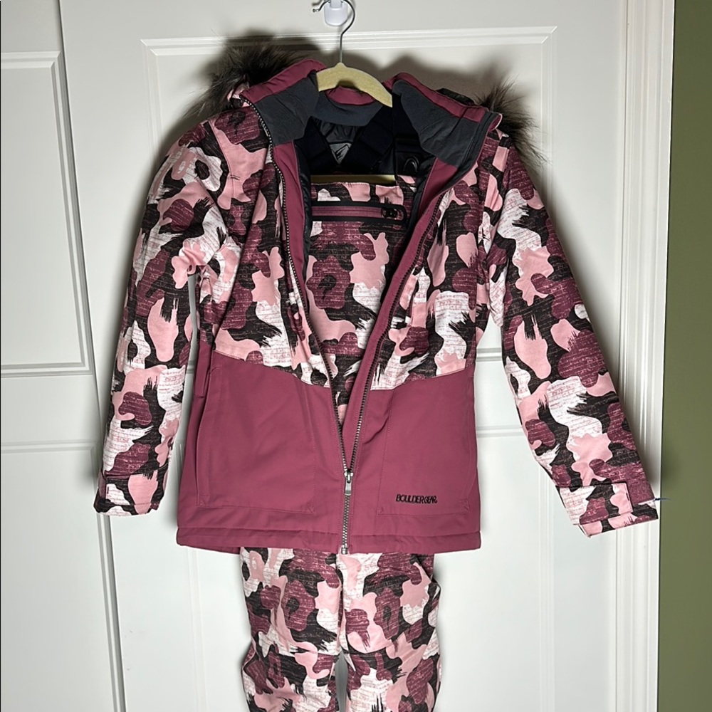 Kids Pink Camo Matching Set